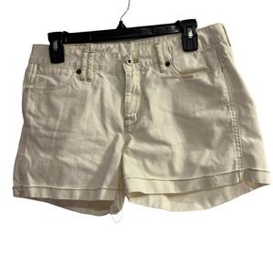 Madewell White Denim Shorts Size 29